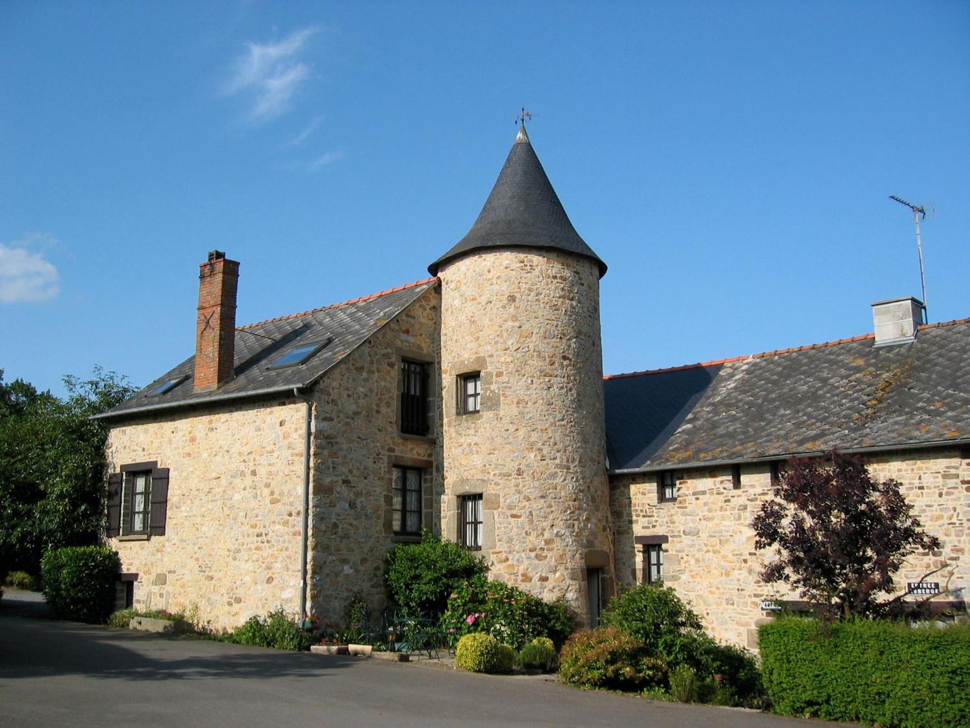 Chambres D'Hotes De La Ferme Auberge De Mesauboin Billé Exteriér fotografie